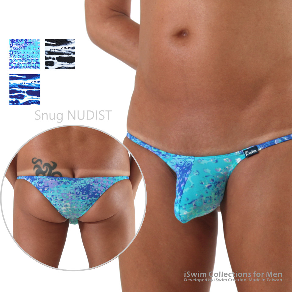 Snug NUDIST bulge string capri brazilian swimwear - 0