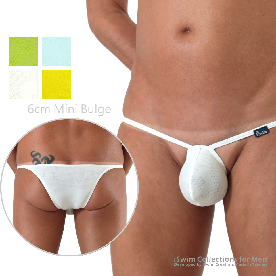 6cm mini bulge string brazilian underwear - 0