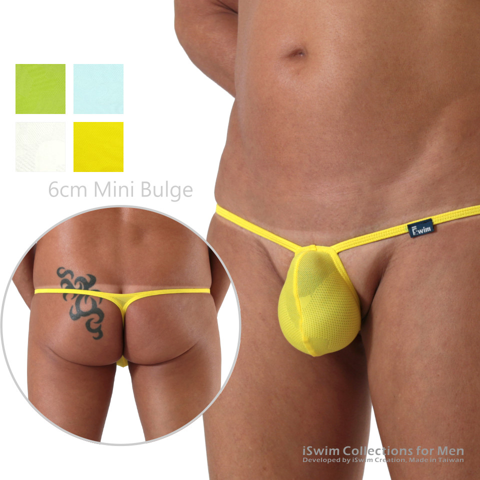 6cm mini bulge string thong underwear (Y-back) - 0