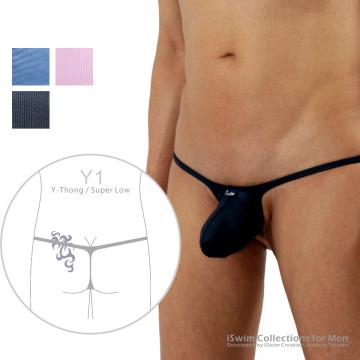 TOP 10 - Stud bulge string thong (Y-back) ()